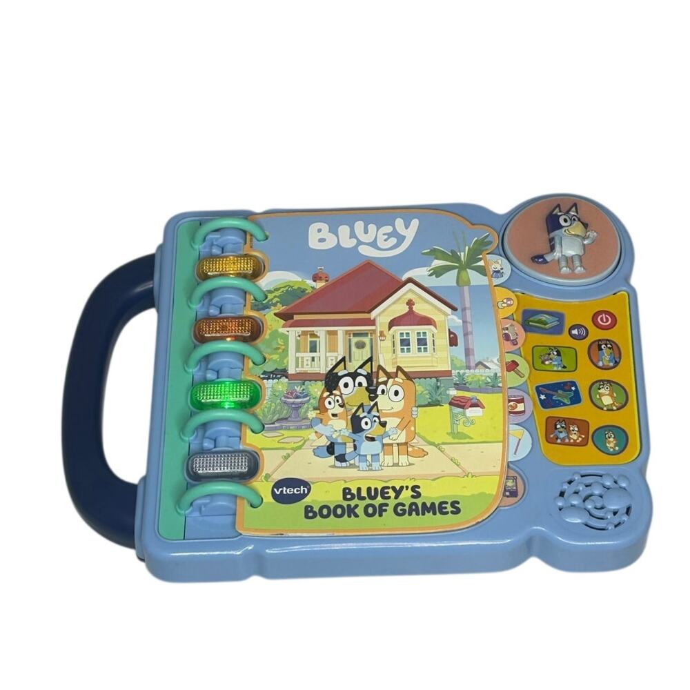 VTech Bluey's Book of Games interactive ages 3-6 11x8